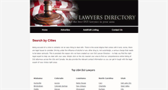 Desktop Screenshot of duilawyerdir.com